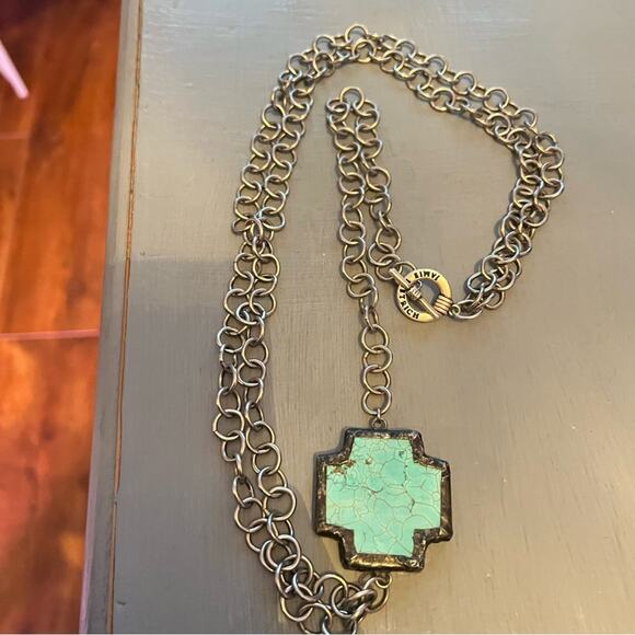 Jamie Dietrich Chainlink Cross Necklace - Picture 7 of 9